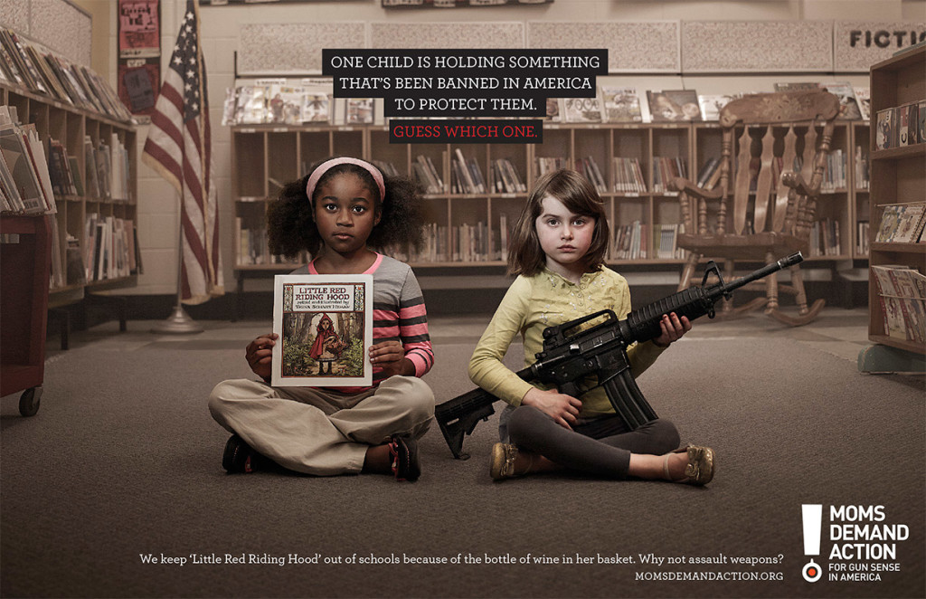Image: Part of a PSA series from Moms Demand Action.