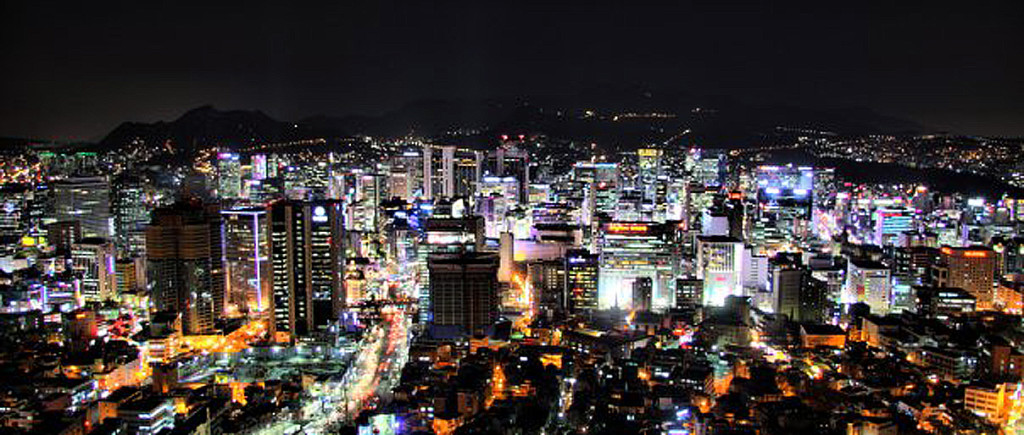 View_from_N_Seoul_Tower_at_night