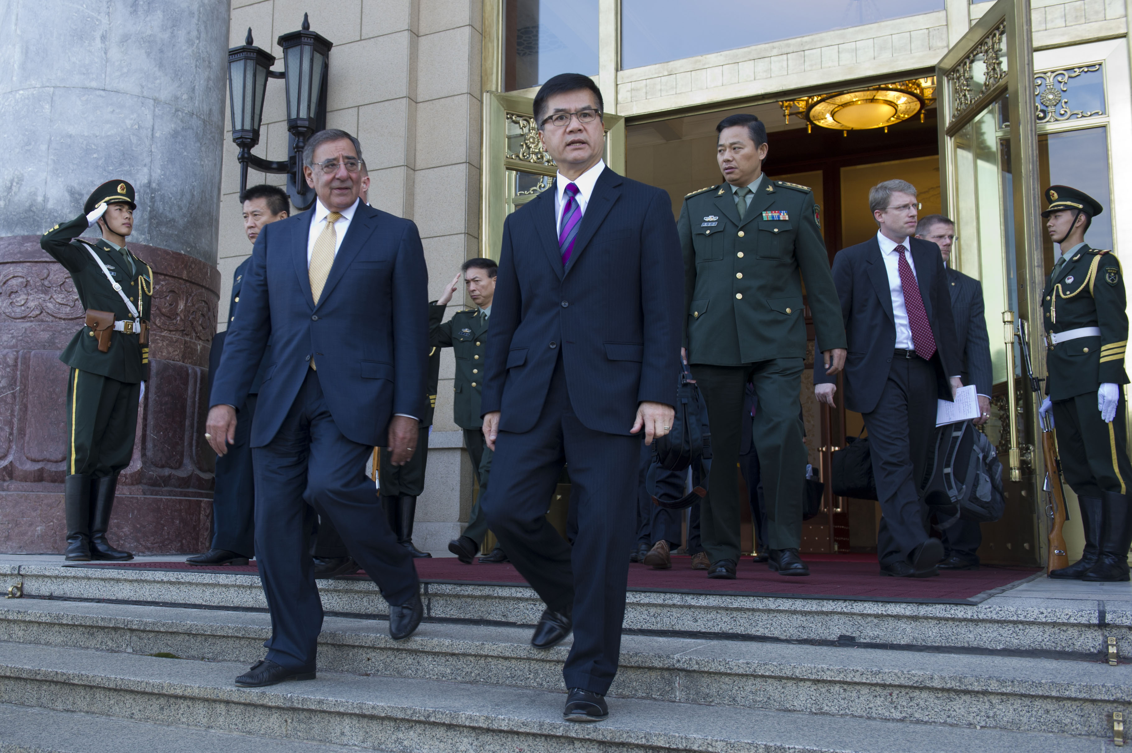 Featured image: Secretary of Defense Leon E. Panetta visits defense counterparts in Beijing China, Sept. 19, 2012. Panetta visited Tokyo, Japan before continuing to Beijing and traveling to Auckland, New Zealand on a week long trip to the Pacific. DoD photo by Erin A. Kirk-Cuomo