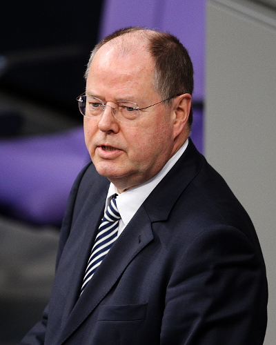 Peer Steinbrück in action