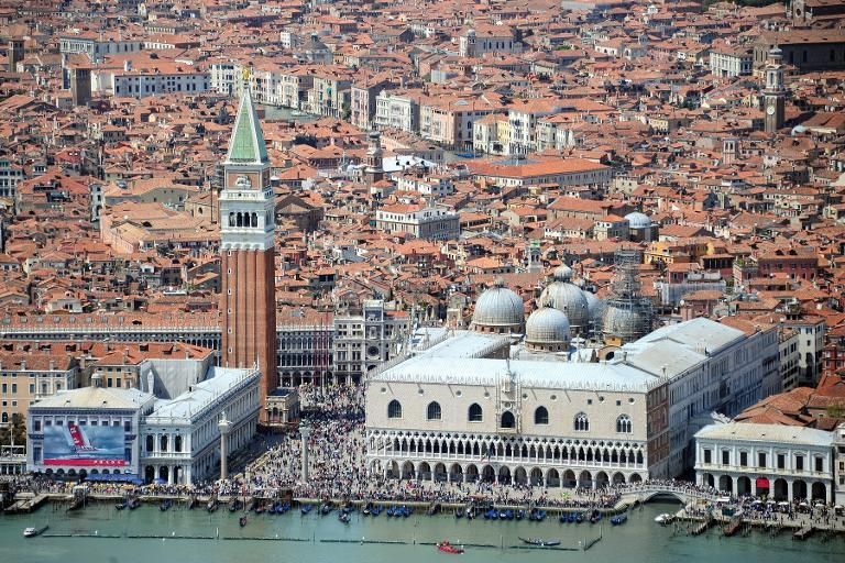 St Mark's square in Venice is pictured on May 18, 2012 (AFP/File, Olivier Morin)