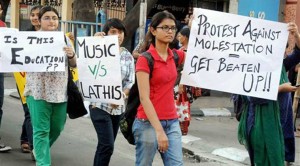 Jadavpur University students protest. Image Credit: IndianExpress