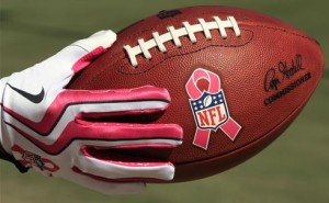 NFL goes pink to raise breast cancer awareness. Image Credit: eurweb