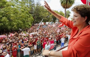 Incumbent Dilma Rousseff is chosen for another 4 years at Brazil's presidency. Image Source: Flickr user Luiz Fernando Paredinha. CC BY 2.0