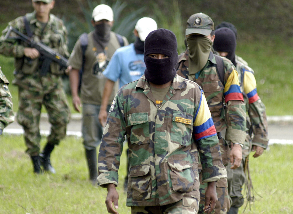 Colombia's largest rebel group, the Revolutionary Armed Forces of Colombia (FARC). Image Source: http://bit.ly/1FCncb1