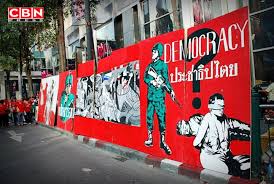 An anti-military dictatorship mural in Thailand. Image Source: http://bit.ly/1GxJIoQ